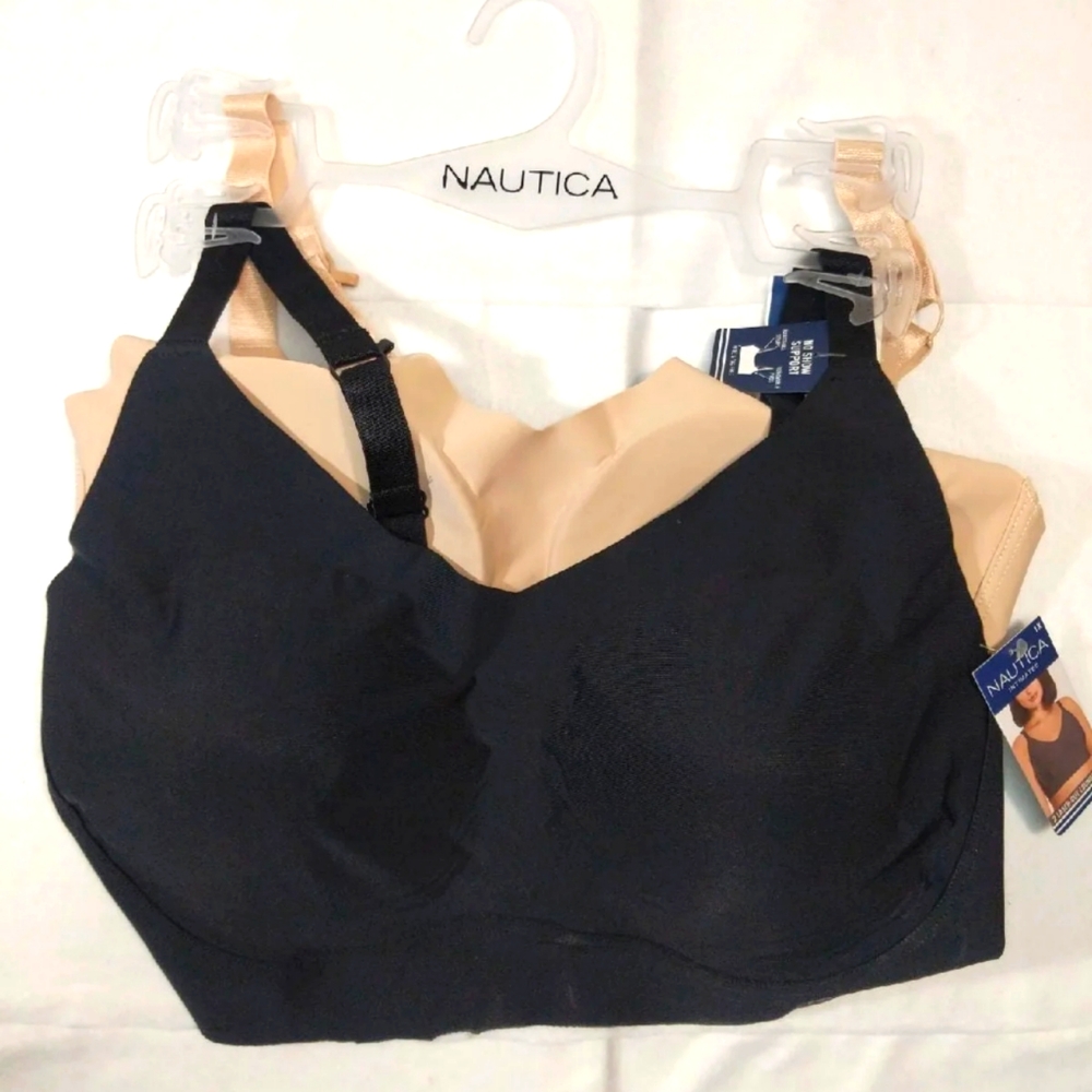NEW Set of 2 laser cut lounge bras 1X